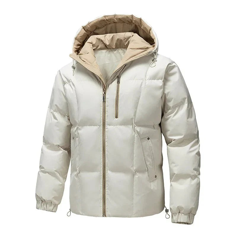 Parka pikowana z kapturem