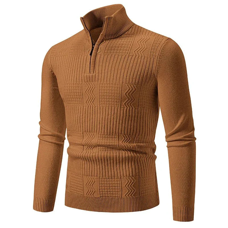 Sweter z połową zamka