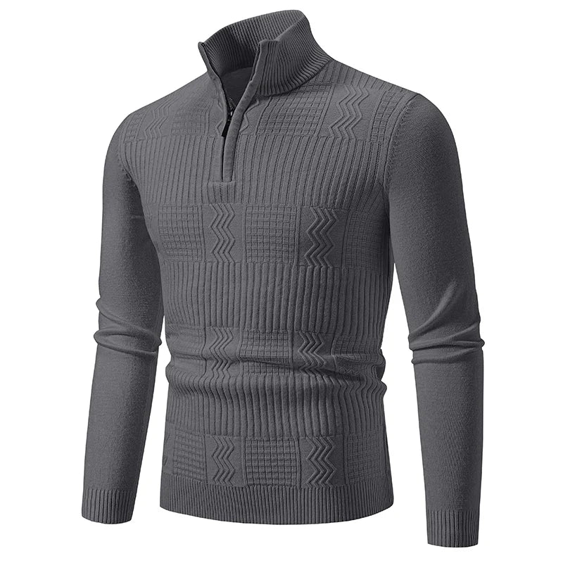 Sweter z połową zamka
