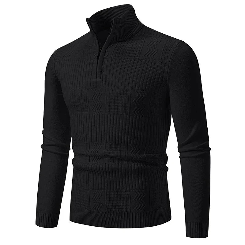 Sweter z połową zamka