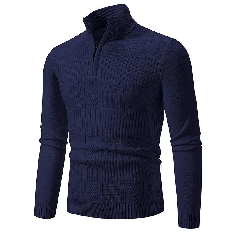 Sweter z połową zamka