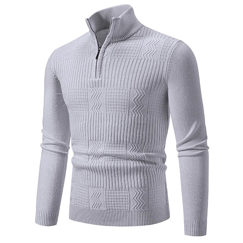 Sweter z połową zamka