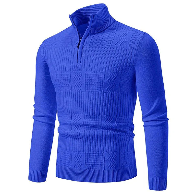 Sweter z połową zamka
