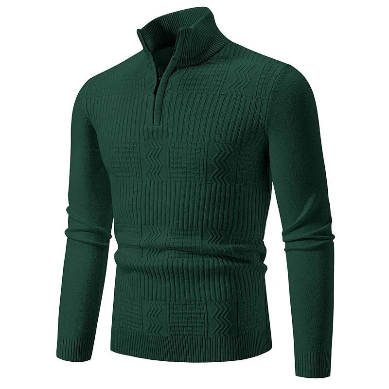 Sweter z połową zamka