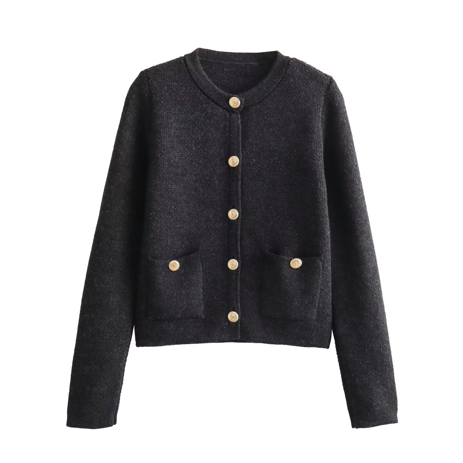 Sweter z guzikiem